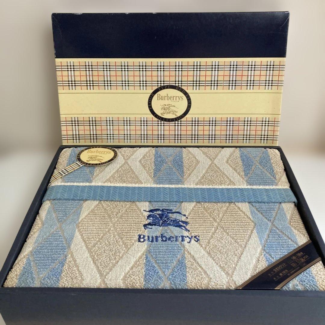 ちっち様専用《未使用》burberry バーバリー タオルケット綿100%日本製