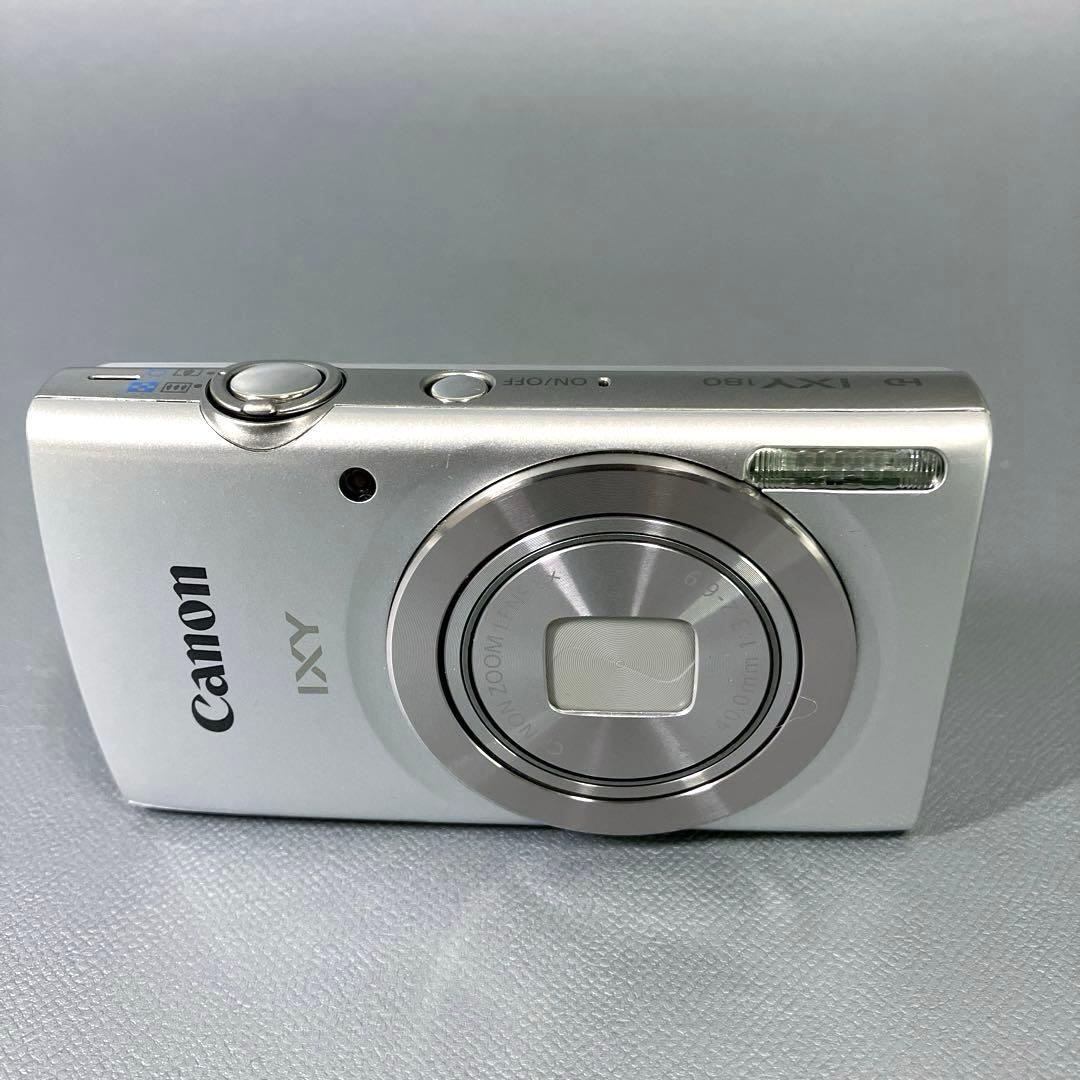 未使用級✨ CANON IXY180 コンデジ デジカメ シルバー ケーブル付き