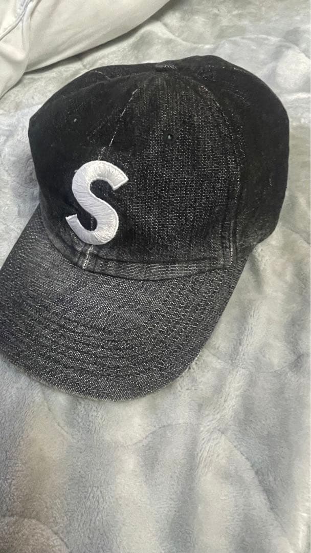 supreme Sロゴキャップ　ブラック Supreme シュプリーム 2024AW Pigment S Logo 6-Panel ピグメントSロゴ