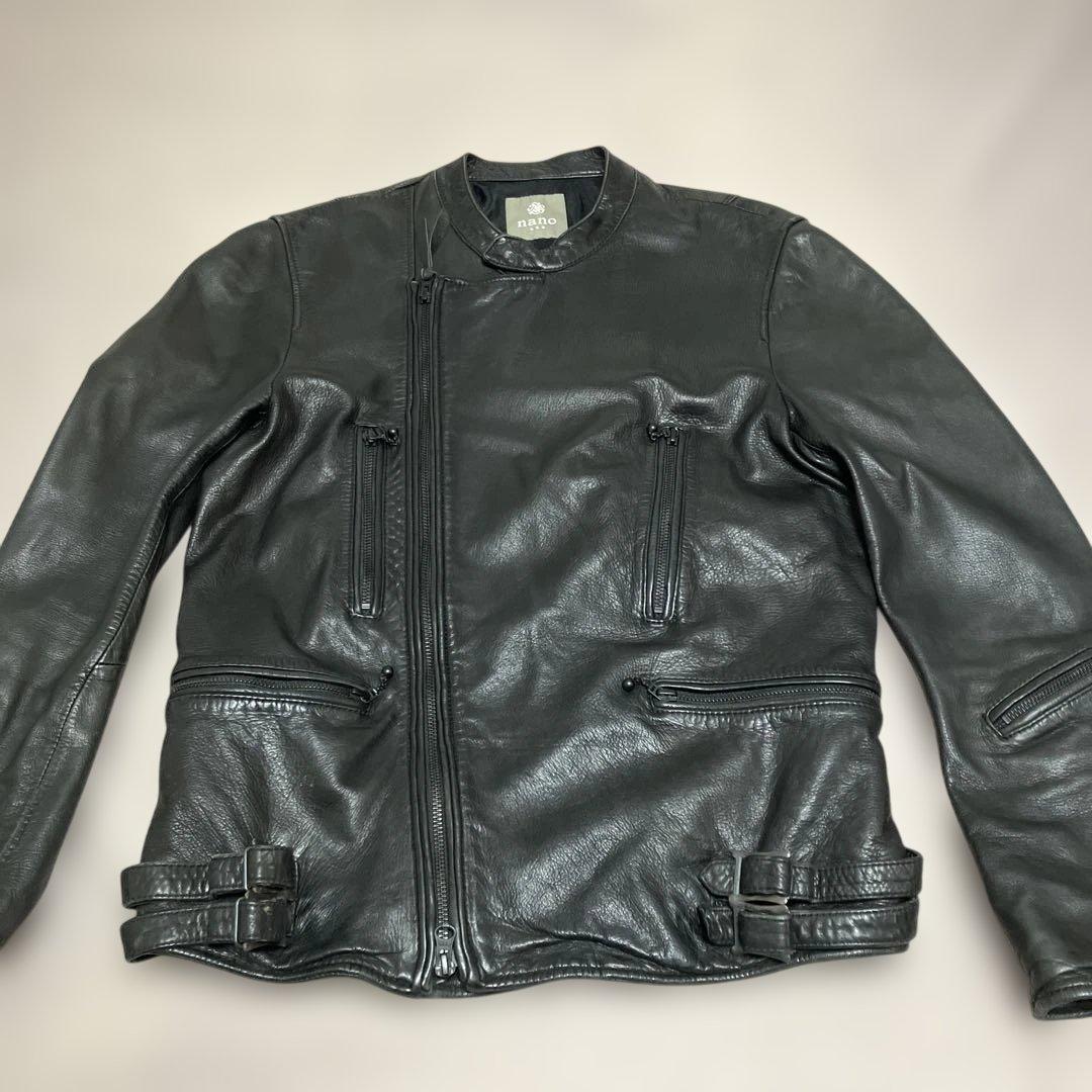 Nano Universe セミダブルライダース　シープスキン　M 楽天市場】【SALE／40%OFF】WONDER LIGHT LEATHERセミダブルライダース