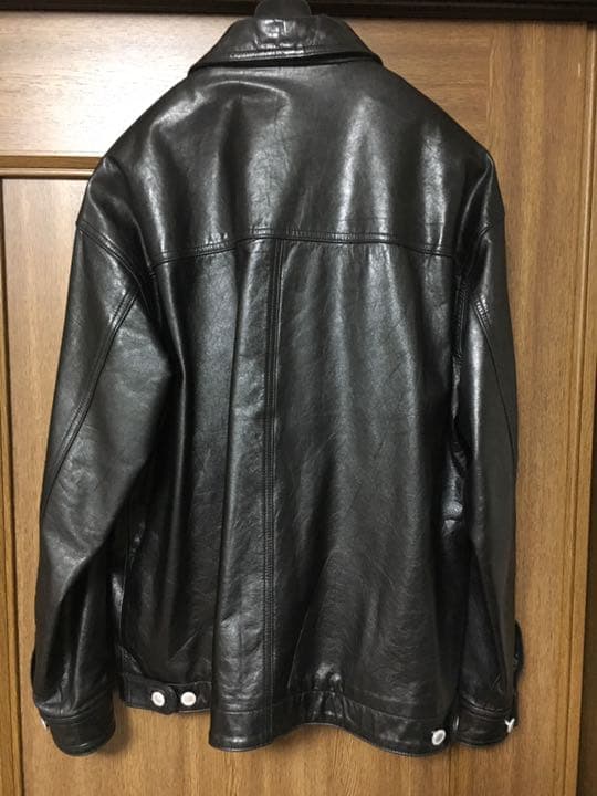 初期 GOODENOUGH 美品 グッドイナフ ブラックレザージャケット 村上淳