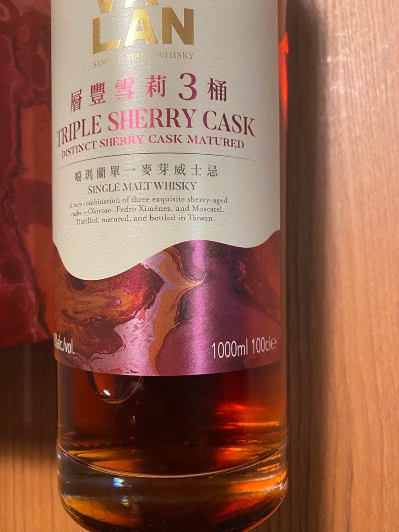 KAVALAN TRIPLE SHERRY CASK 1000ml 新品！ - メルカリ