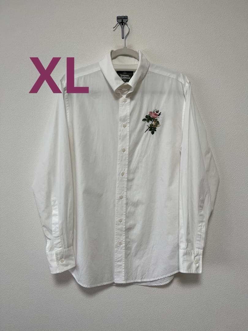 【ヴィヴィアンウエストウッドマン】ピンホール刺繍シャツ ヴィヴィアンウエストウッドマン】ピンホール刺繍シャツ Vivienne