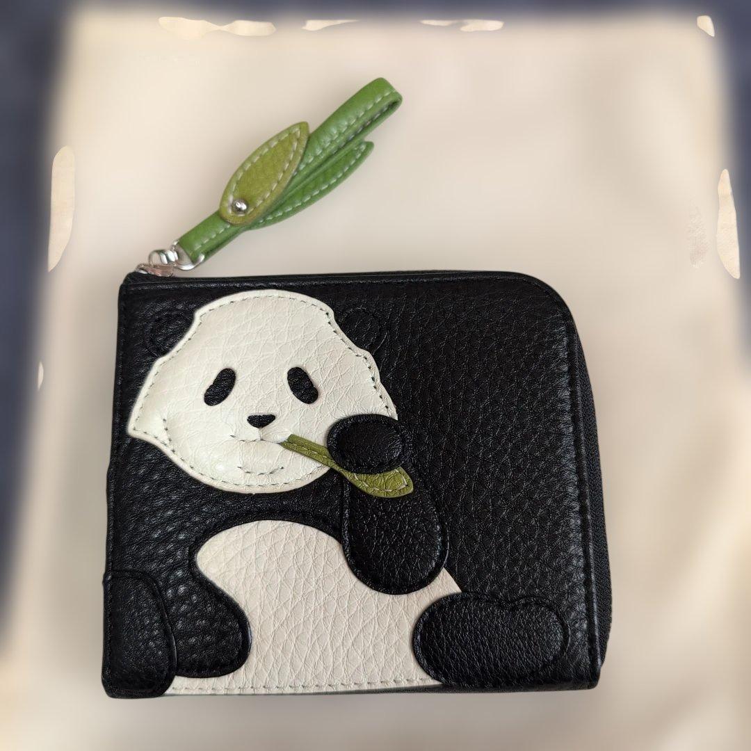 美品　IBIZA パンダ　財布 イビサ公式 パンダ 人気 財布 長財布 大人 かわいい 使いやすい