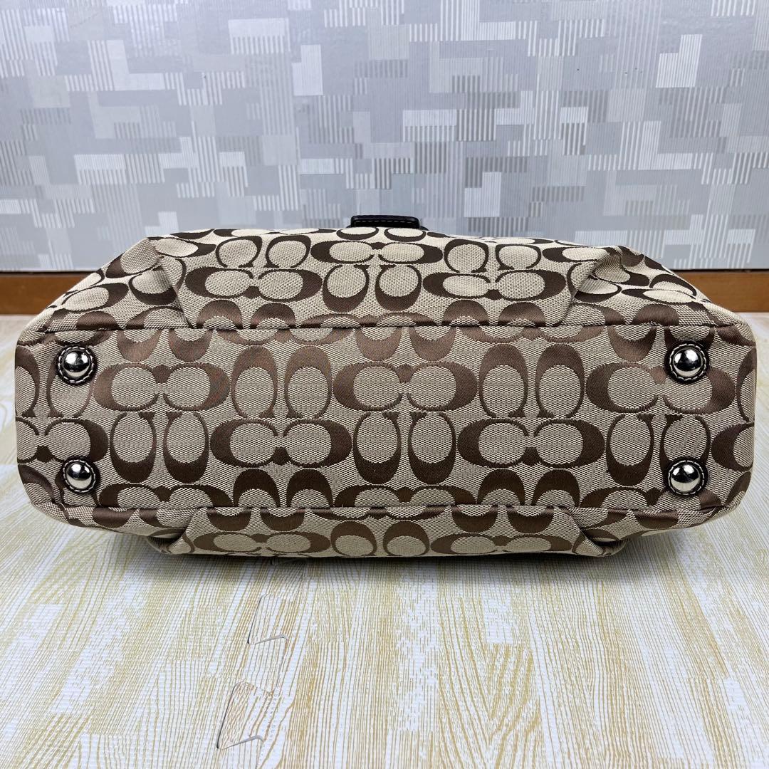 Coach コーチ ソーホー ミニボストンバッグ シグネチャー ベージュ