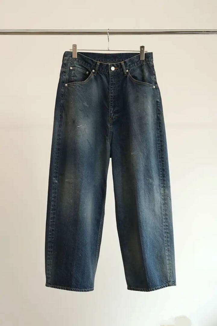 パンツ Ancellm AGING WIDE 5P DENIM PANTS ANCELLM AGING WIDE DENIM 5P PANTS – unexpected store
