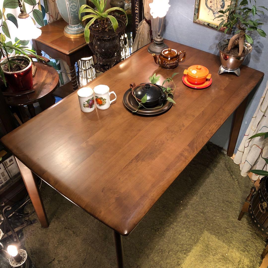 Sale ダークアルダー　ソリッド　ダイニングテーブル 楽天市場】ダイニングテーブル 木製 120×80 長方形 4人掛け テーブル