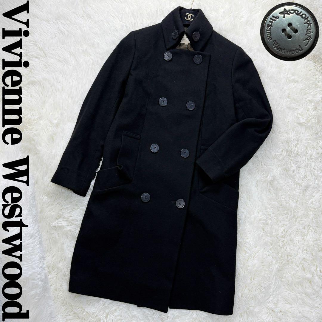 希少♡ヴィヴィアンウエストウッド ブランドロゴ ボタン デザイン ウール コート 楽天市場】ウール コート（ブランドヴィヴィアン・ウエストウッド
