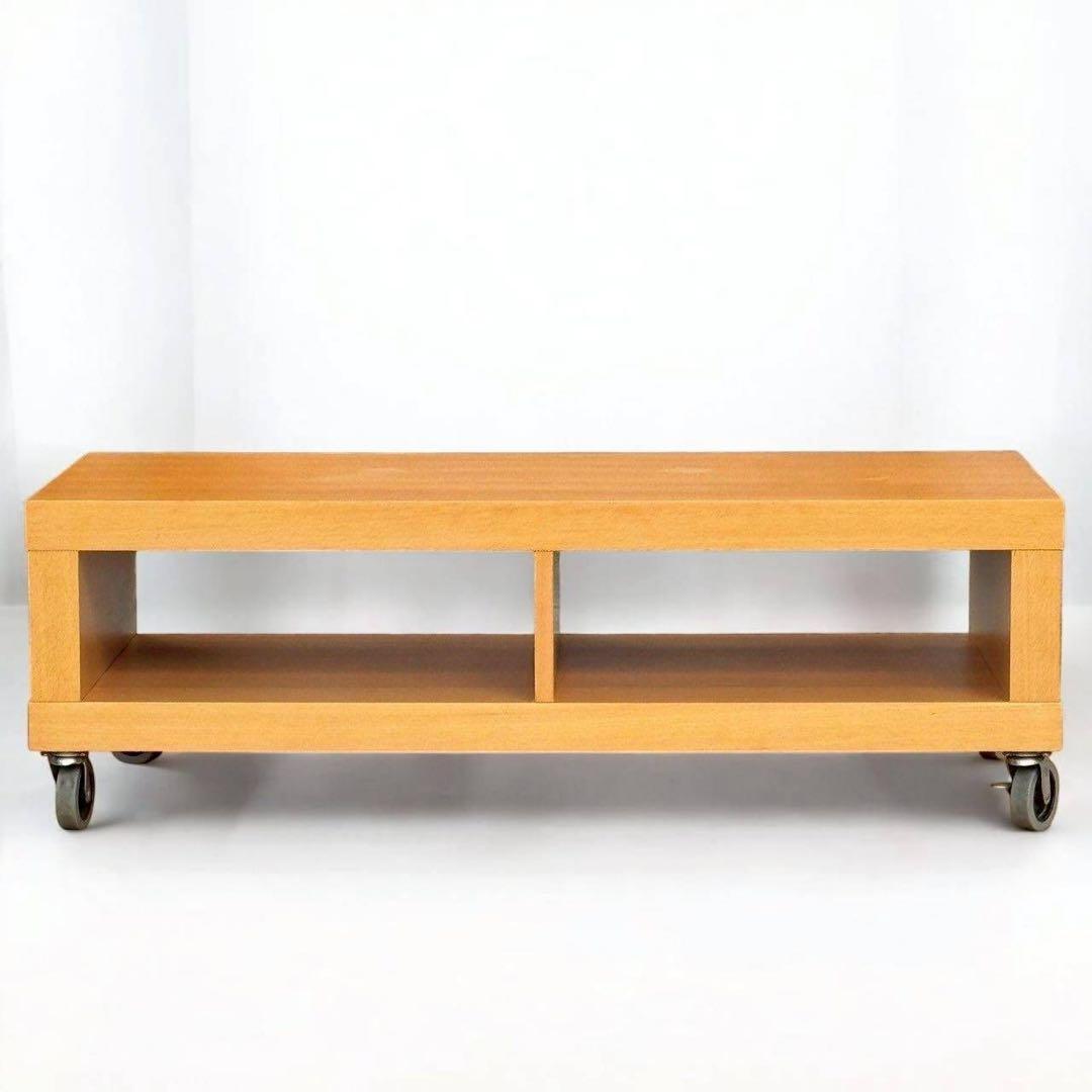 無印良品 テレビボード キャスター付き　ナチュラルウッド 楽天市場】Muji 無印良品（テレビ台・ローボード｜収納家具