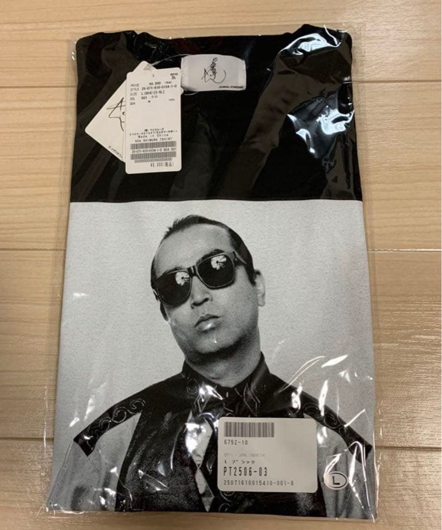 【新品】志村けん × JOURNAL STANDARD Tシャツ　L ブラック ジャーナルスタンダード JOURNAL STANDARD 《追加》志村けん × JOURNAL