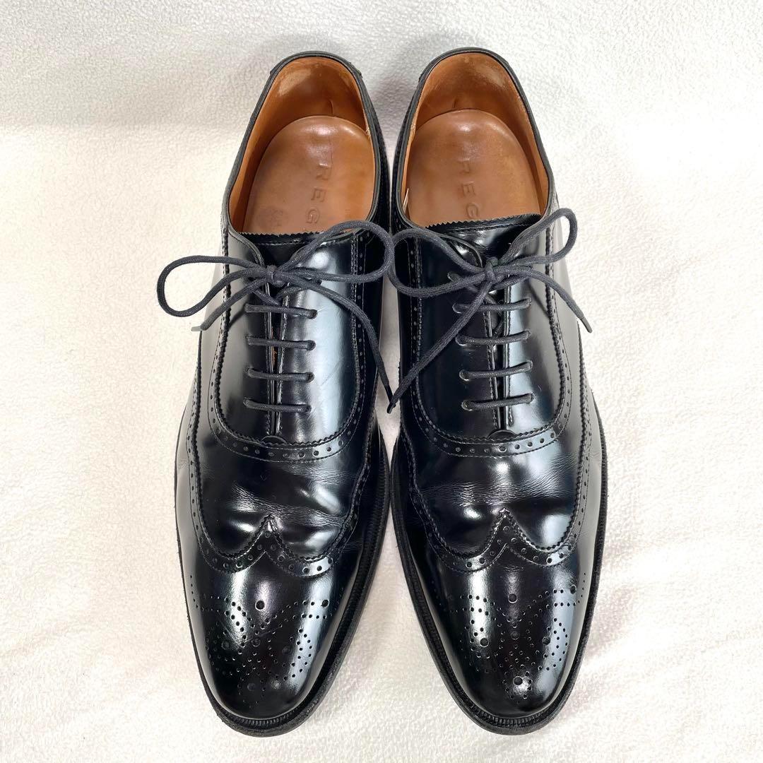 美品✨リーガル 216R 内羽根 ウイングチップ メダリオン レザー