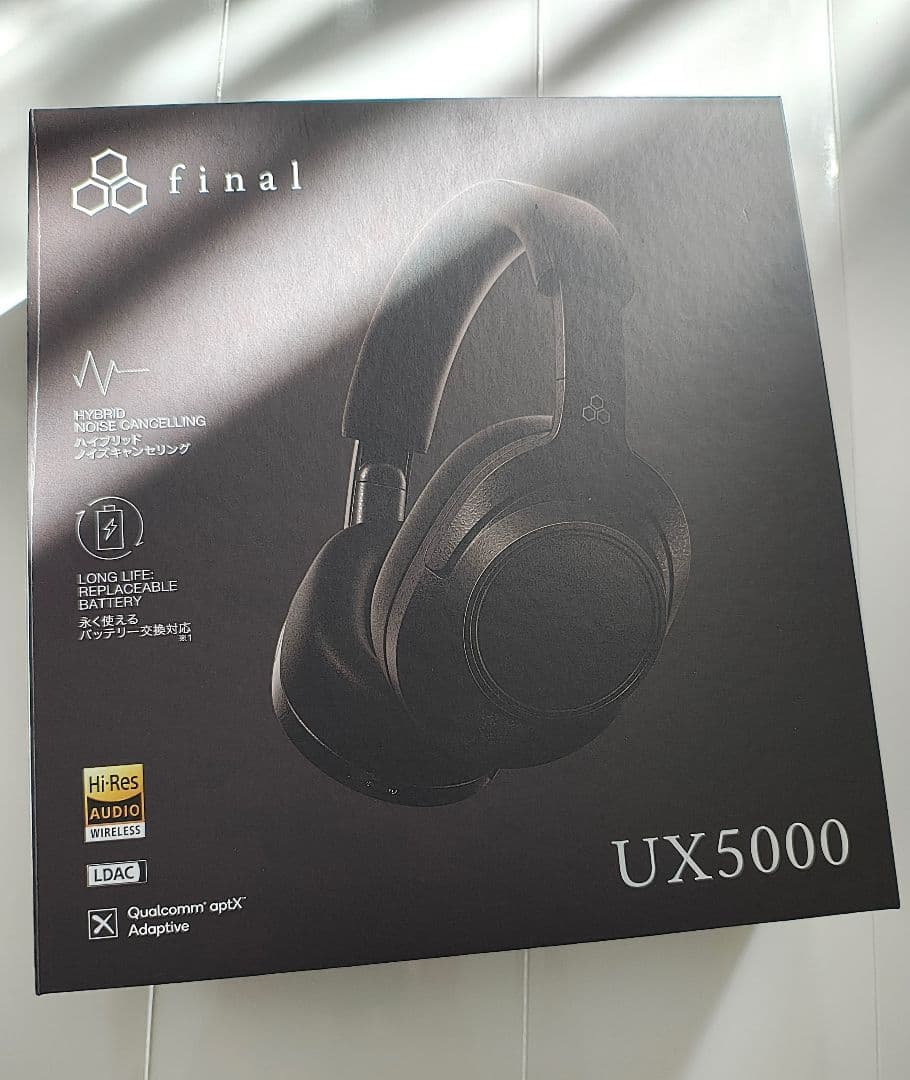 final ファイナル UX5000 ワイヤレスヘッドホン【使用1時間のみ】 UX5000｜final 公式ストア