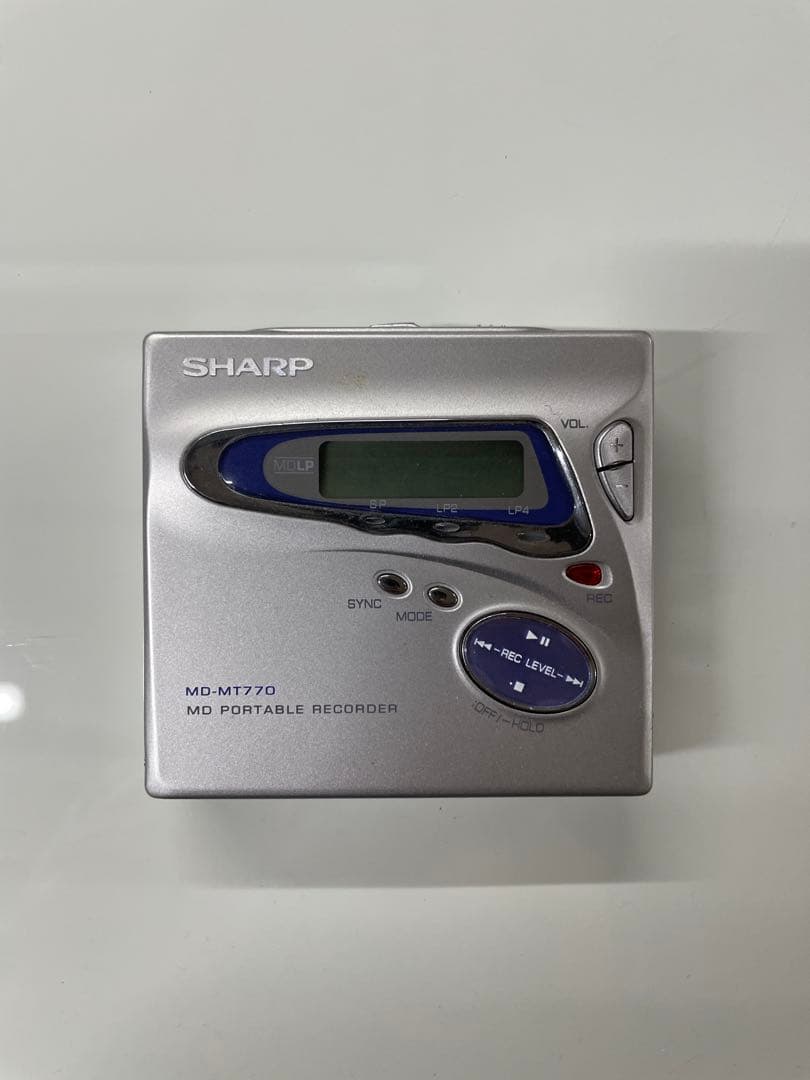 SHARP シャープ MDポータブルレコーダー MD-MT770 - メルカリ