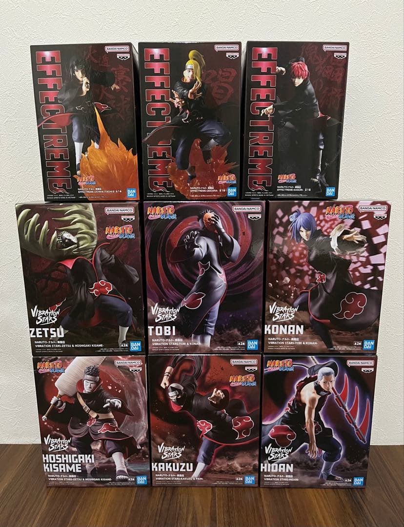 NARUTO 暁 フィギュア 9体セット 週末限定価格】NARUTO ナルト 暁 フィギュア 6体セット 台座付き 全長