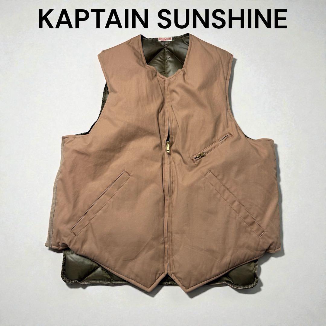 KAPTAIN SUNSHINE キャプテンサンシャイン　ダウンベスト Leather Down Vest | KAPTAIN SUNSHINE(キャプテンサンシャイン