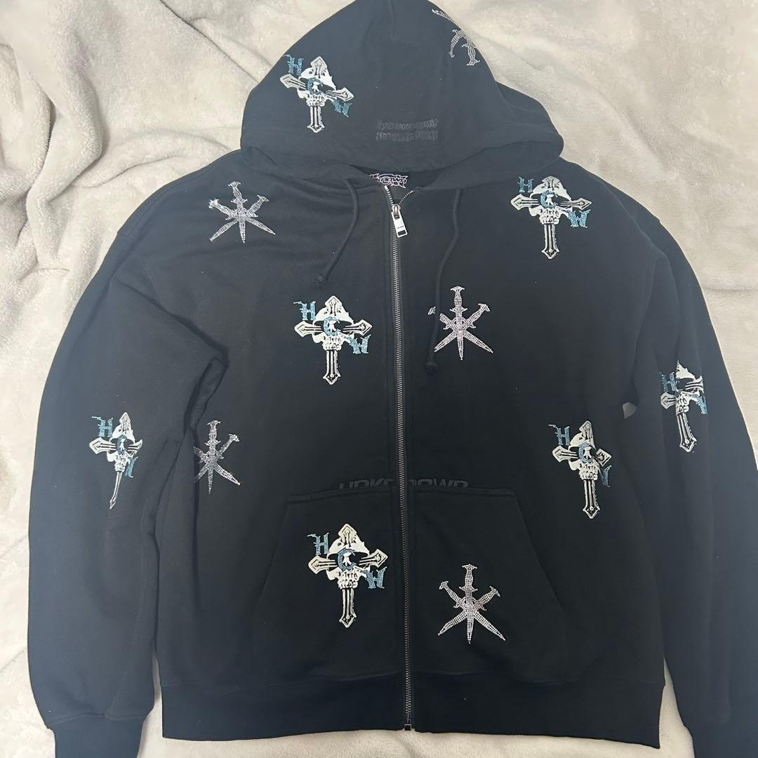 hcw unknown London コラボ ジップパーカー Lサイズ UNKNOWN LONDON（アンノウン・ロンドン）の「【UNKNOWN LONDON