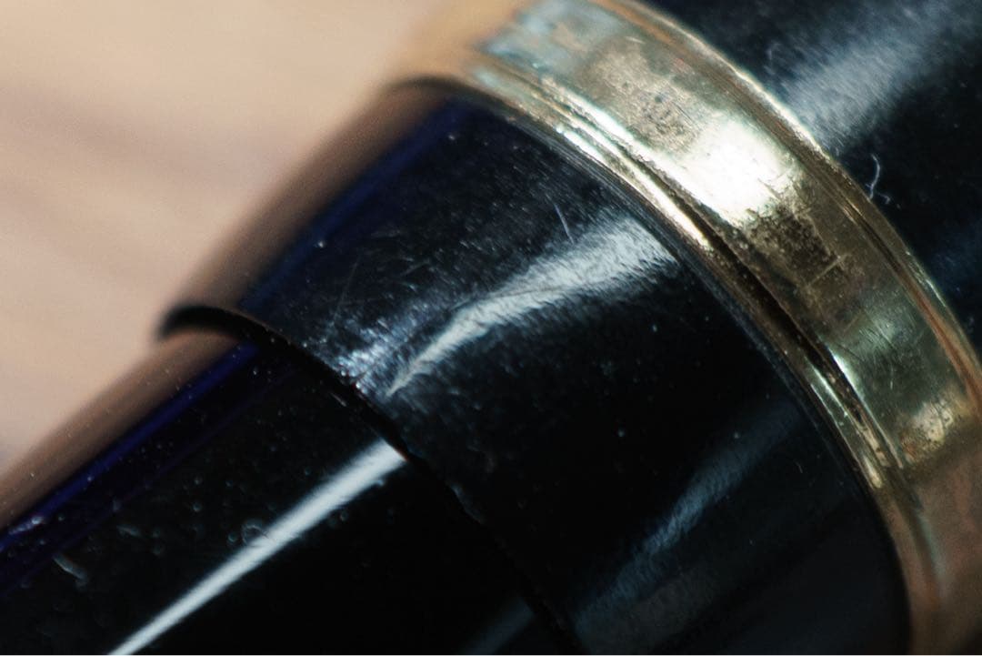 ロットリング ロールクリ 透明ニブ 万年筆 セルロイド/エボナイト 廃番