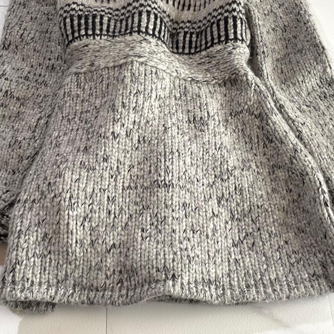 入手困難✨ エルマンノシェルビーノ ニットコート ベルト アルパカ素材