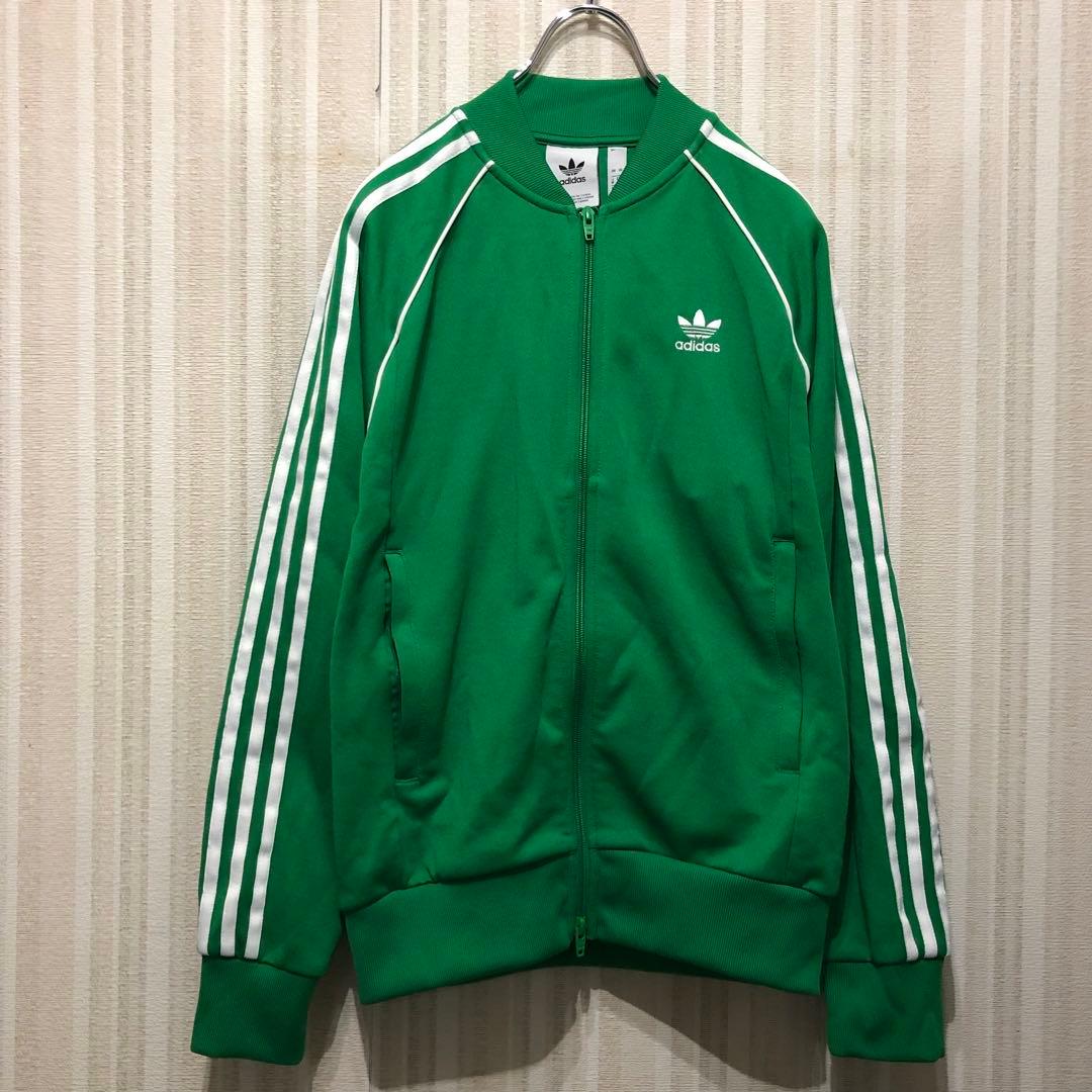 アユニD adidas セットアップジャージ トラックジャケット グリーン