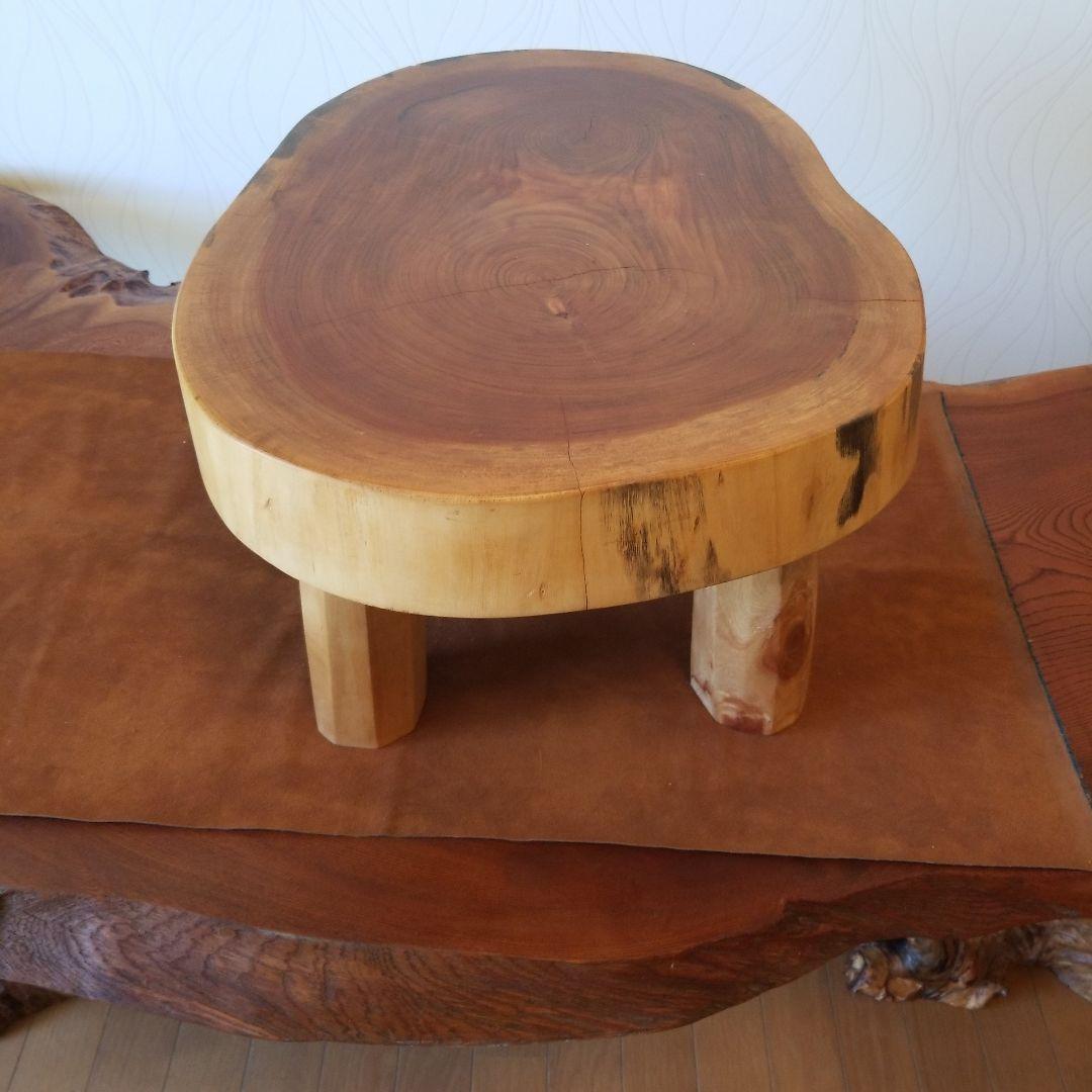 M*様 サイドテーブル《欅けやき》3本脚