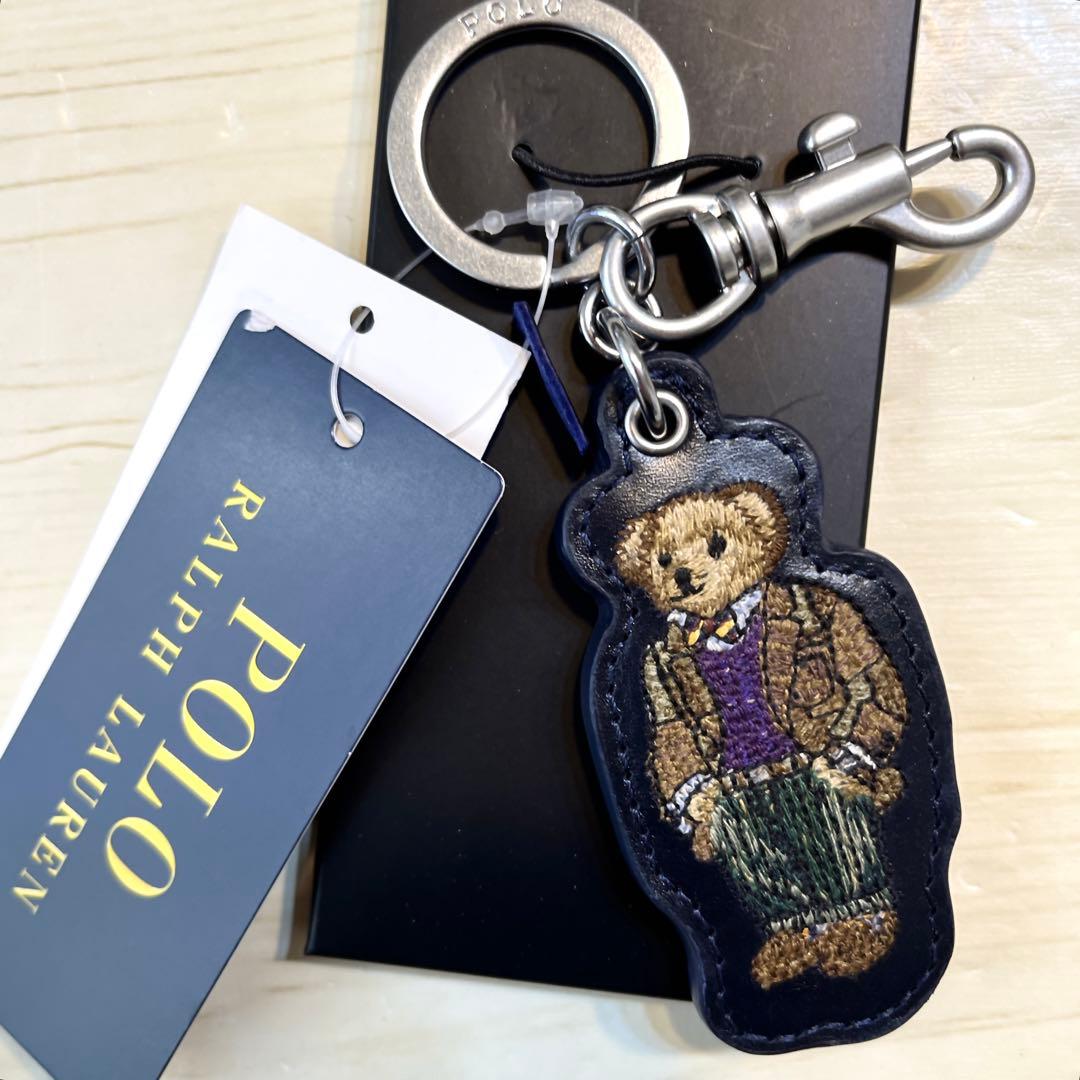 ポロラルフローレン バッグチャーム 新品 ポロベアー キーホルダー