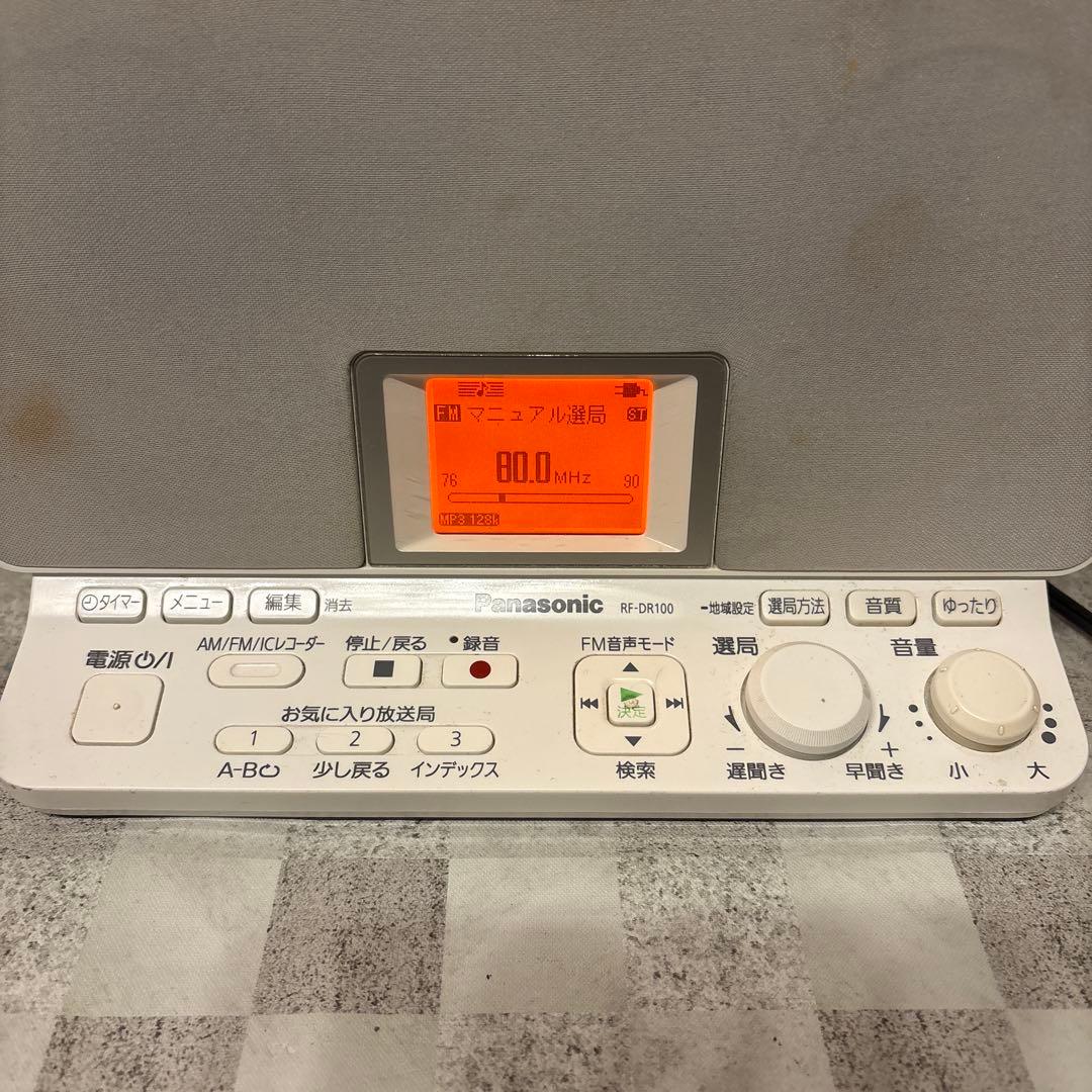Panasonic ラジオレコーダー RF-DR100 動作確認済み - メルカリ