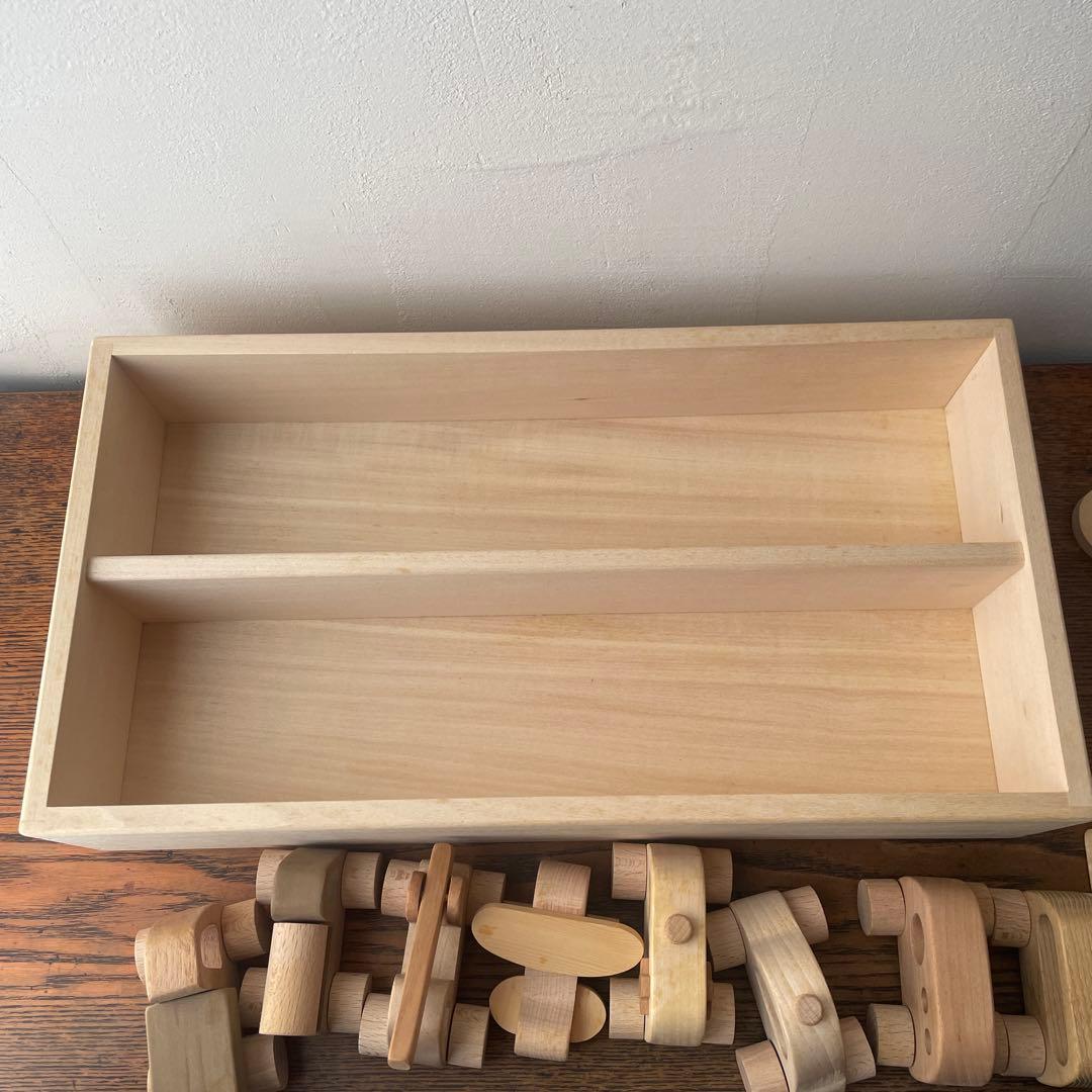 山のくじら舎 なかよしライブラリー トイホフ 木製 くるまセット