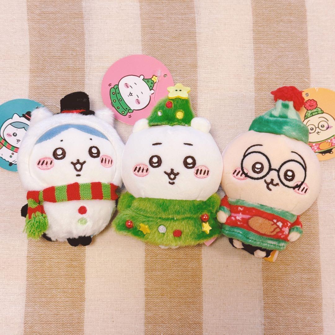 即購入OK ちいかわ ハッピーホリデーなマスコット 3種セット 予約】ちいかわ ハッピーホリデーなマスコット（うさぎ）【2024年4月