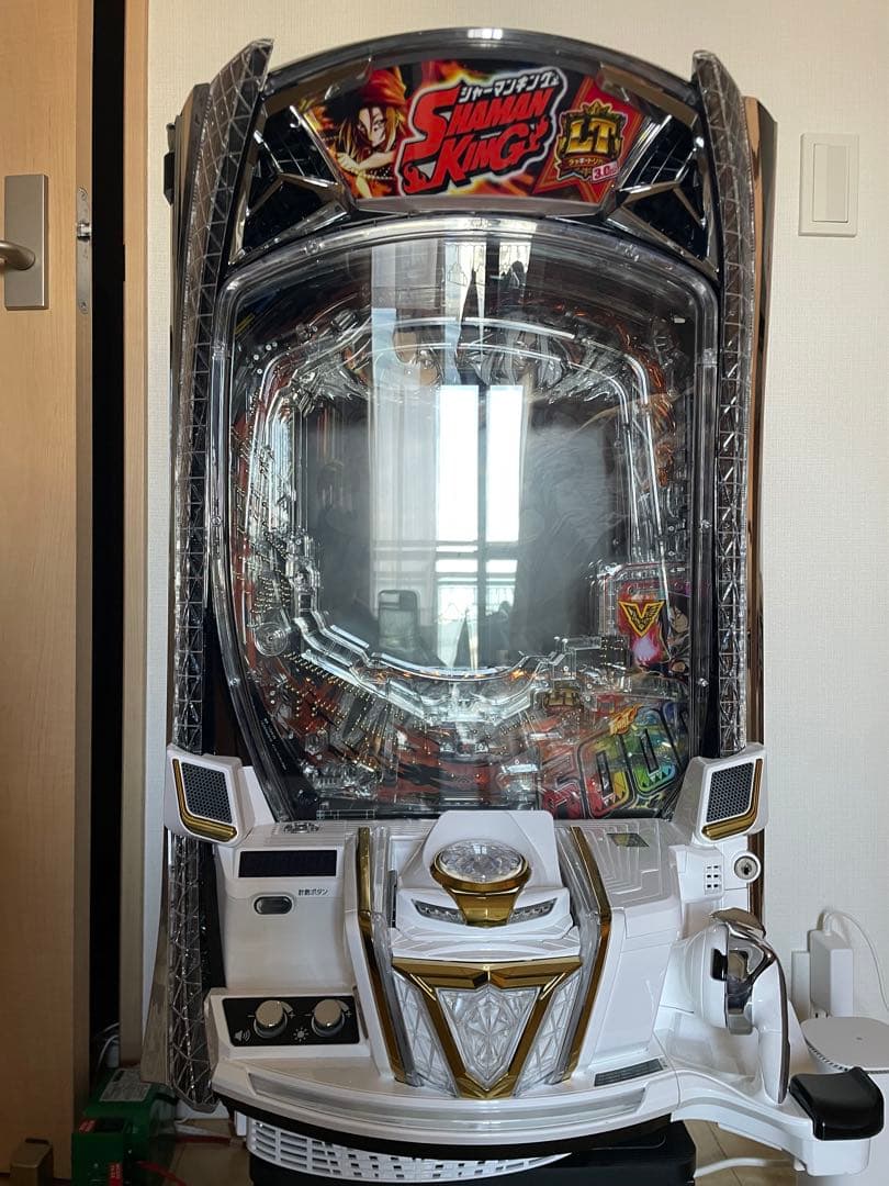 く*き様 【激レア】 eシャーマンキング　パチンコ　実機　家パチおすすめフル加工 eシャーマンキングMH 実機 - スマパチユニット付き 家庭用セット