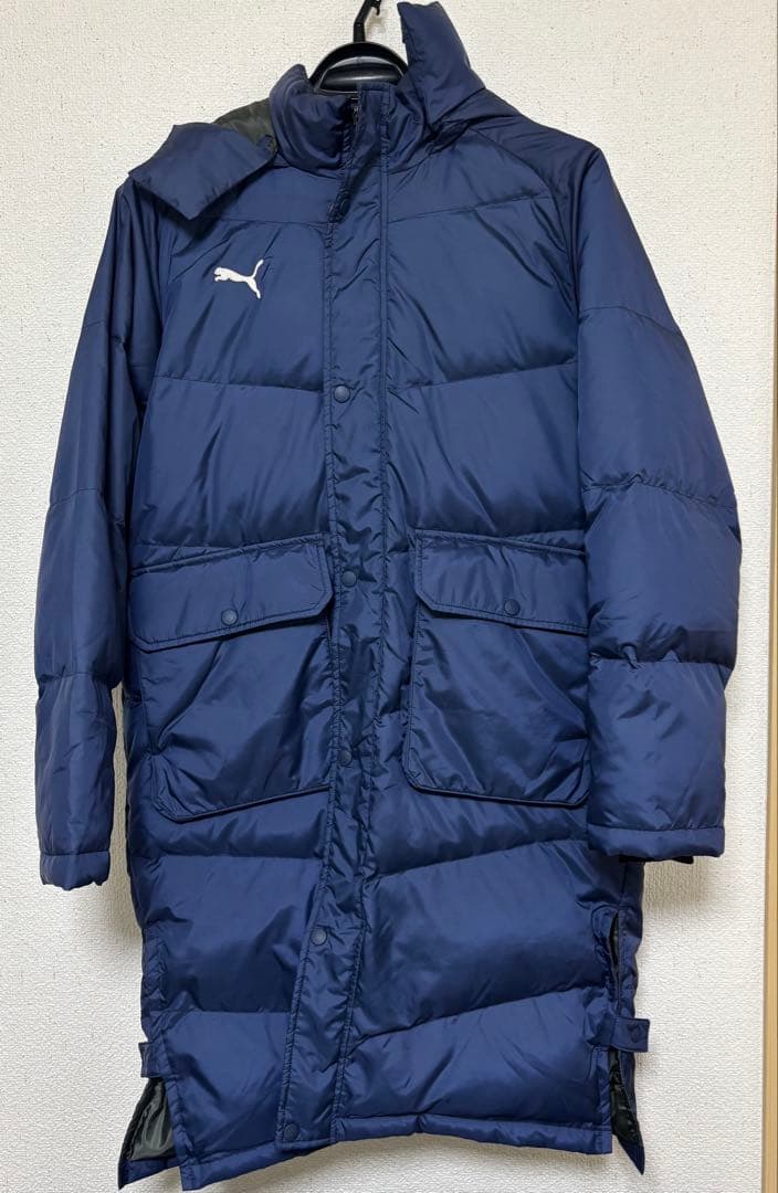 PUMA ネイビー ベンチコート プーマ PUMA ジュニア ベンチコート ACTIVE SPORTS ベンチ コート_