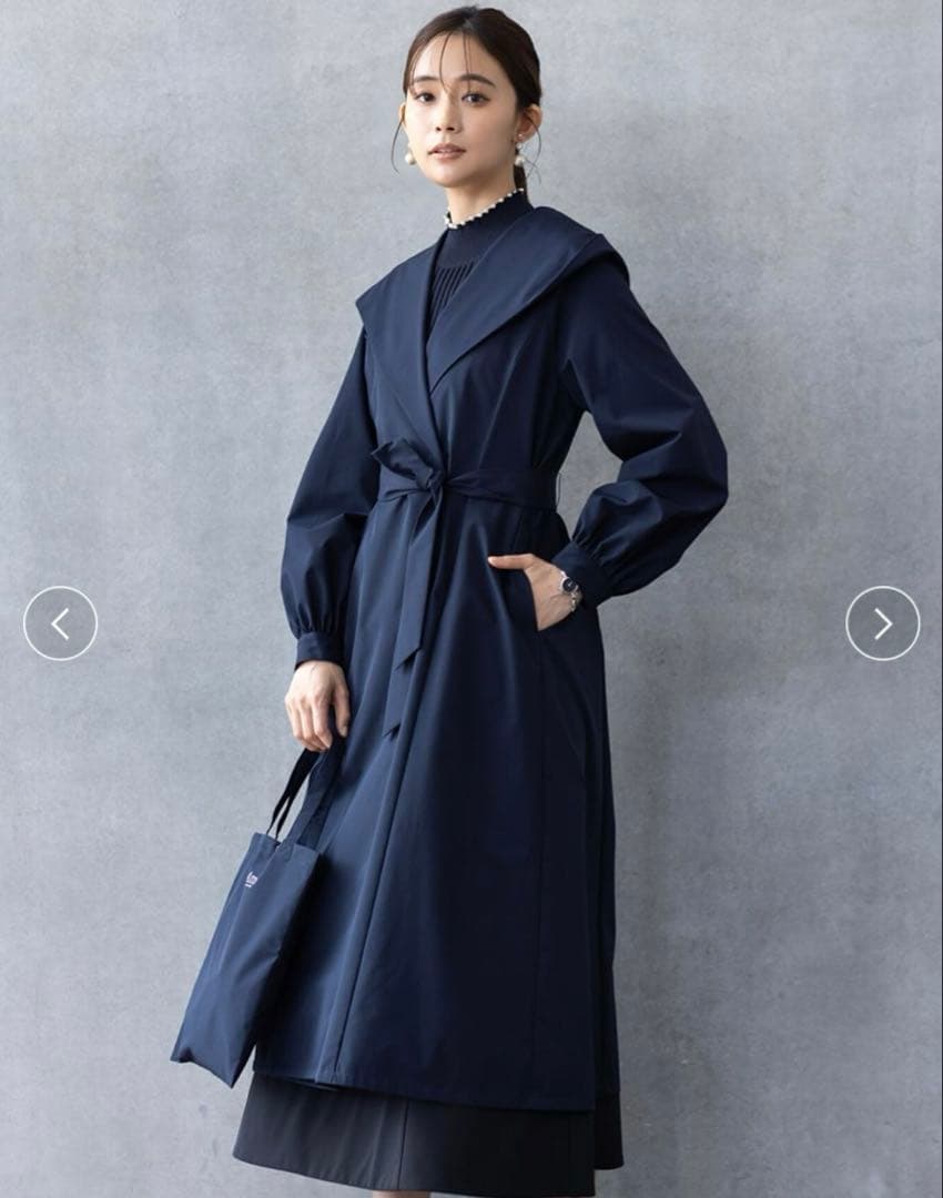 アメノチハレ ドレスガウンコート（Nina） 雨でもハレの日ドレスガウンコート（Nina） – Ame no chi Hare