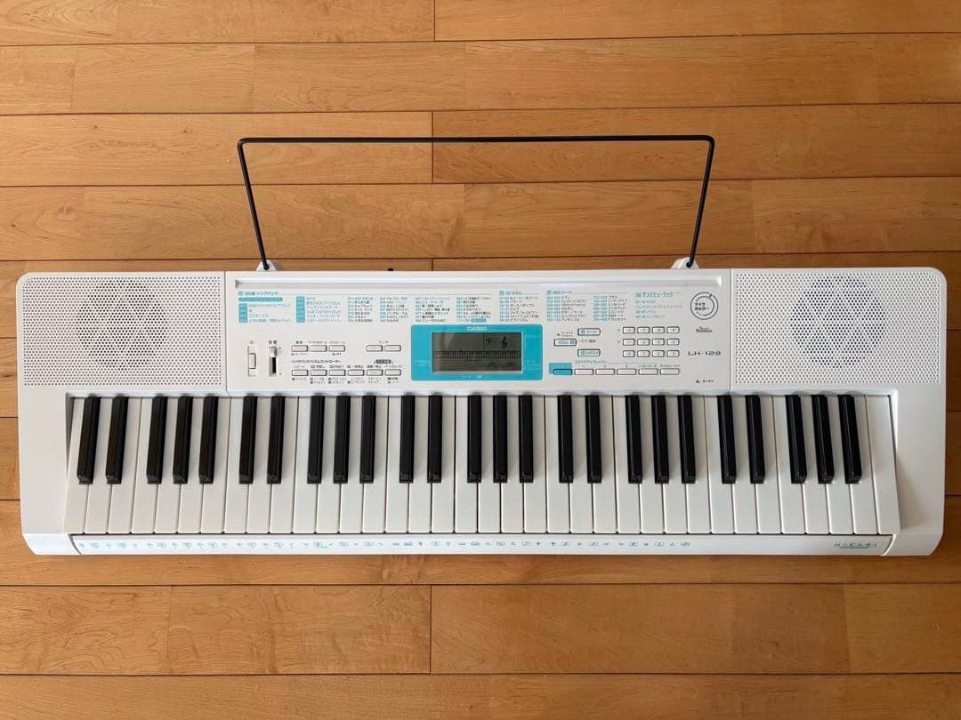 CASIO キーボード　光ナビゲーション　LK-128 カシオ　電子ピアノ Amazon | CASIO(カシオ) 61鍵盤 電子キーボード LK-128 [光