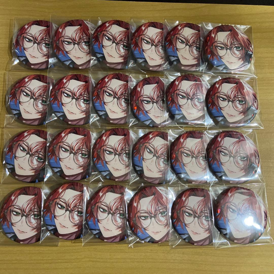 ファントムバスターズ　是岸遊人　ファボテリア　缶バッジ24個セット ファントムバスターズ サンリオ ファボテリア 是岸遊人 コレシキ 缶