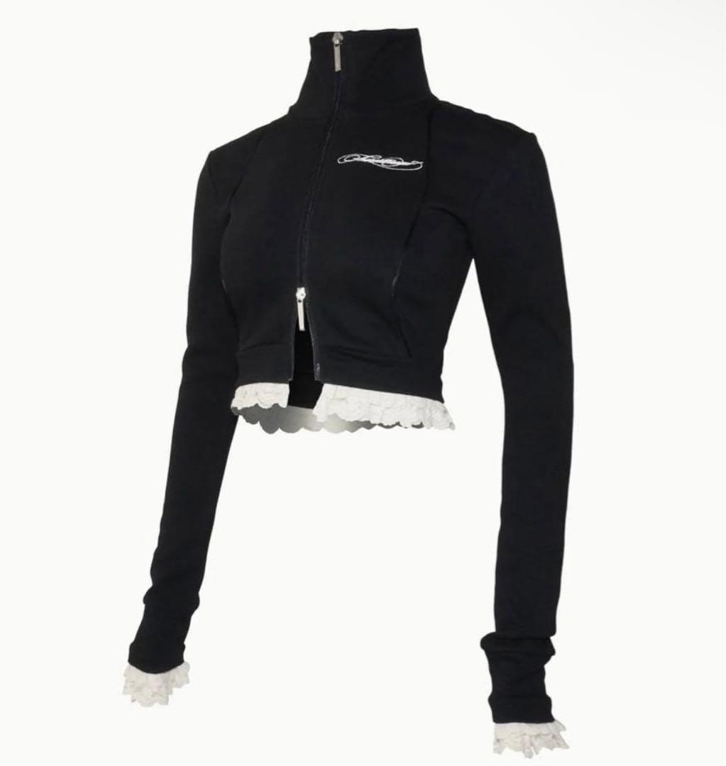 theredthread S track jersey jacket lace - メルカリ