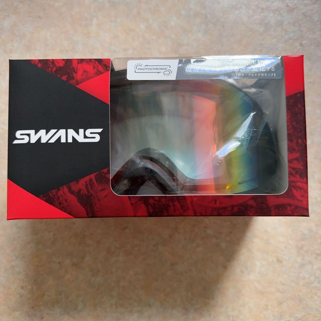 [スワンズ] 日本製 スノーゴーグル くもり止め 眼鏡対応 調光 ミラー SWANS（スワンズ） スノーゴーグル くもり止め加工 メガネ対応