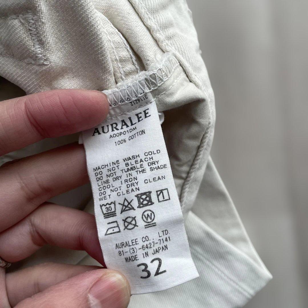 AURALEE オフホワイト5Pデニム - メルカリ