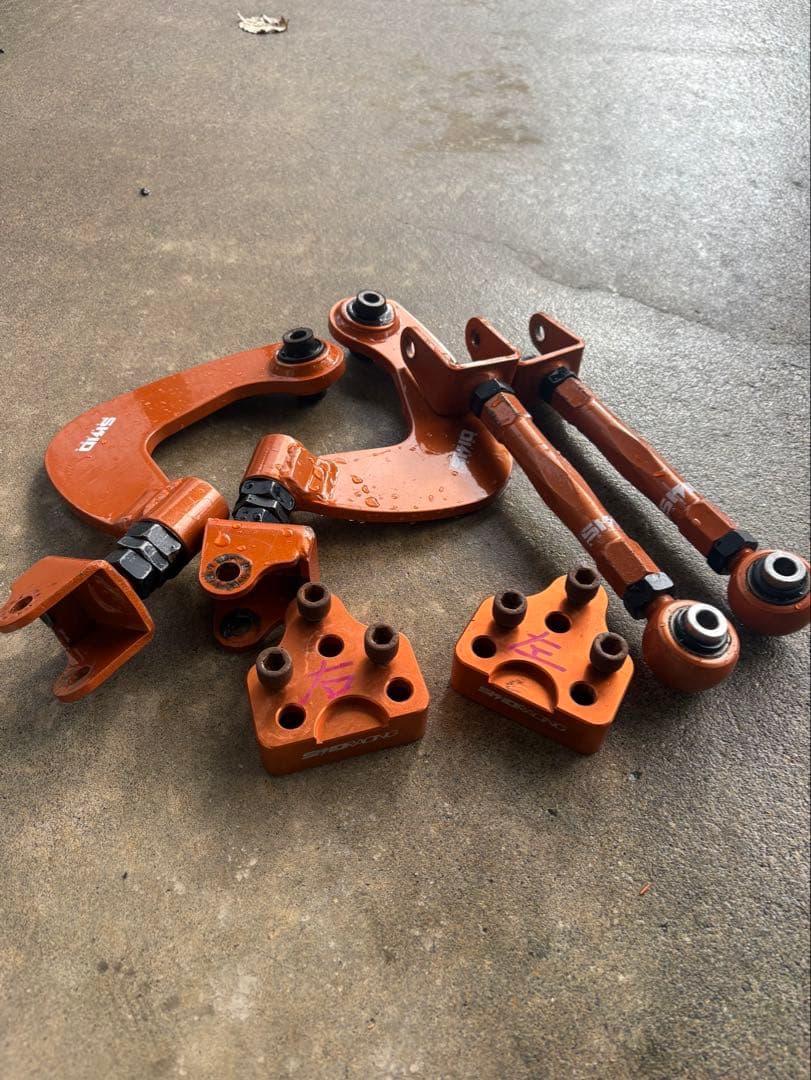 リアアッパーアームトーコントロールアーム　リアトーロッド　アダプター RX-8 SE3P トーコントロールロッド KTS リアトーコントロールアーム