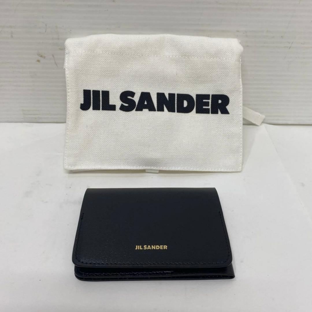 新品　ジルサンダー　レザー 名刺入れ ブラック　Jil Sander カード入れ ジルサンダー Jil Sander カードケース 名刺入れ J07UI0012 P4840 001