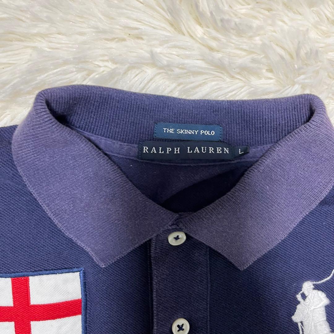 polo ラルフローレン ポロシャツ ピチ ビックポニー y2k グランジ