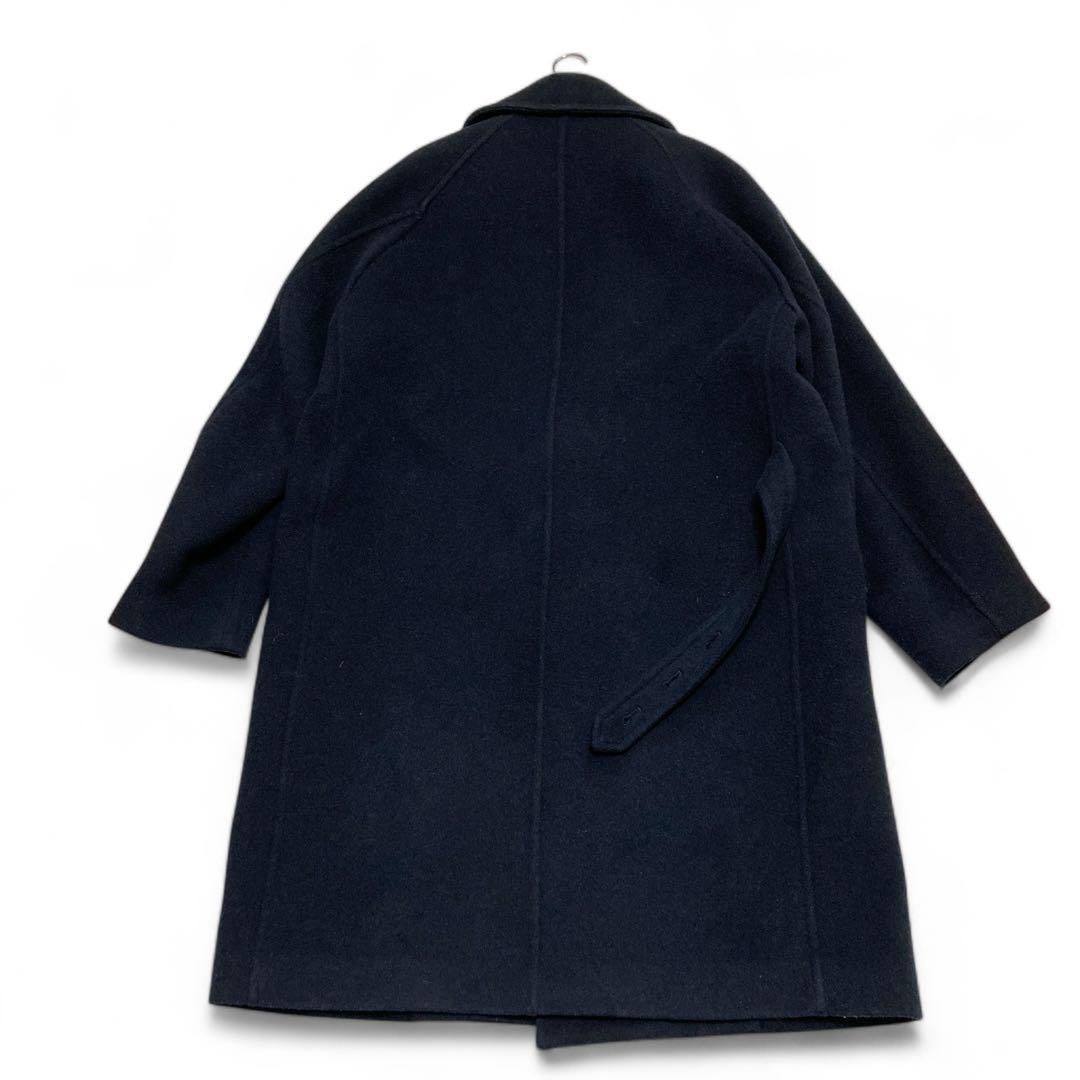 22AW blurhms ウールカシミヤ ショールコート ネイビー サイズL - メルカリ