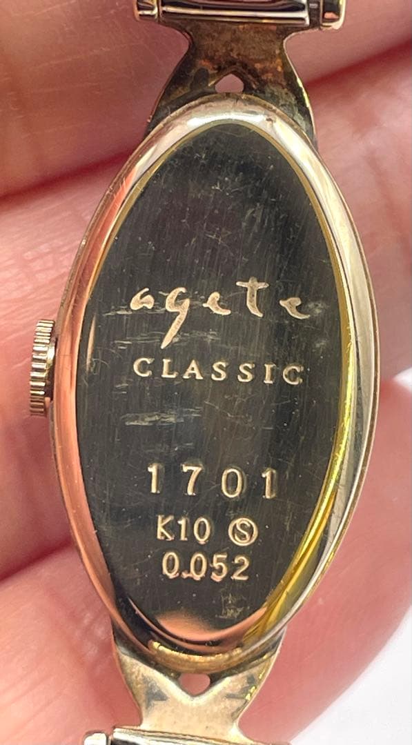 agete/アガット クラシック K10 ダイヤモンド(0.052ct)