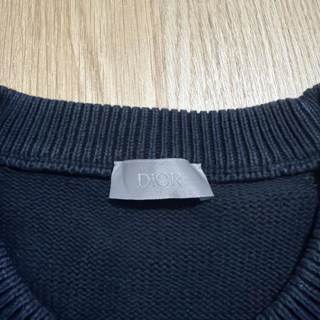 ディオール オブリーク ニット セーター size M ネイビー メンズ
