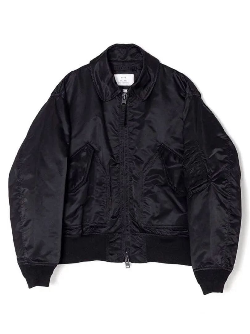 HYKE CWU-45/P JACKET 04(XL) 黒 HYKE(ハイク)/FAUX SHEARLING TYPE CWU-45P JACKET