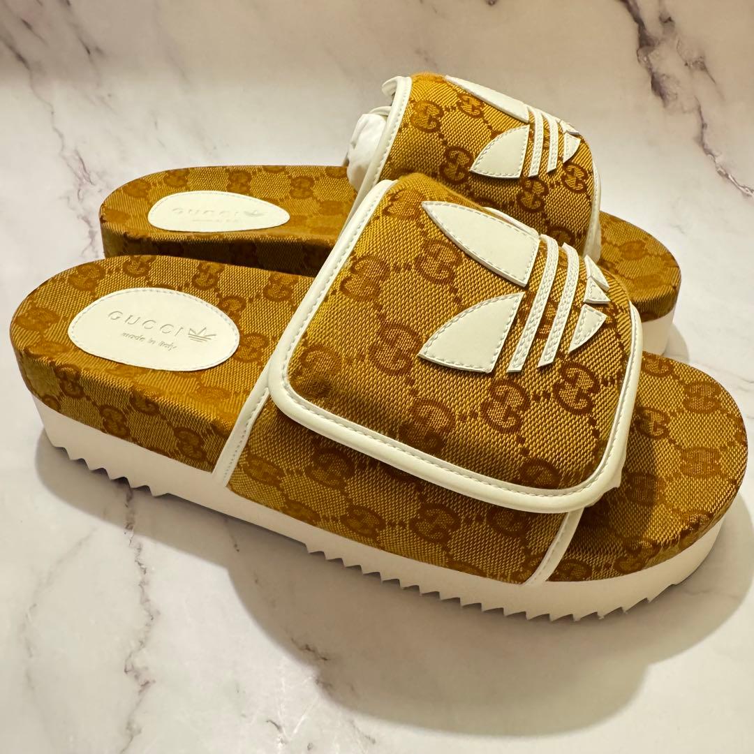 レア商品！◇GUCCI◇グッチ アディダス 厚底サンダル 25cm - メルカリ