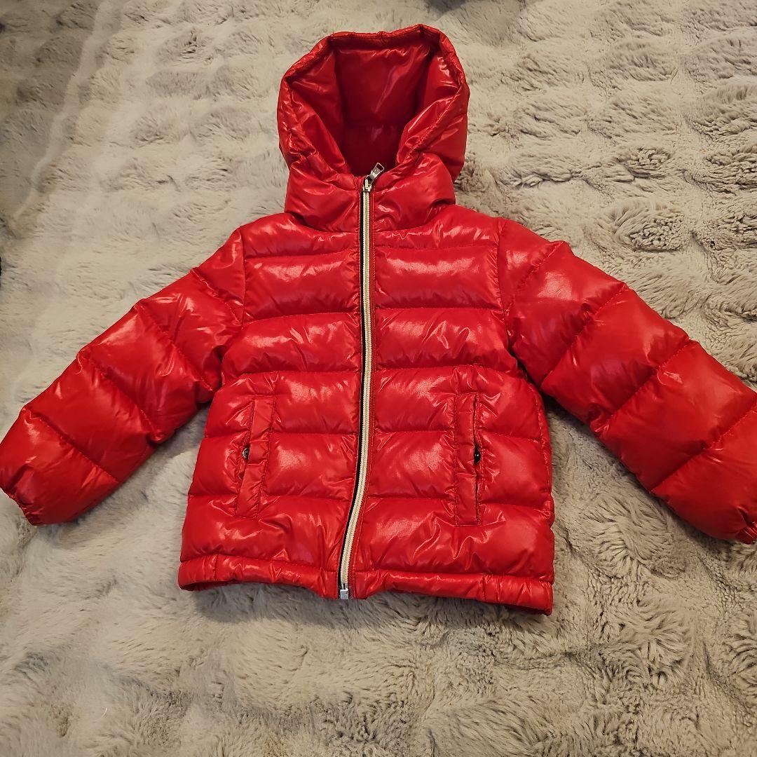 MONCLER 赤 フード付きダウンジャケット MONCLER（モンクレール） 【並行輸入品】モンクレール ダウン