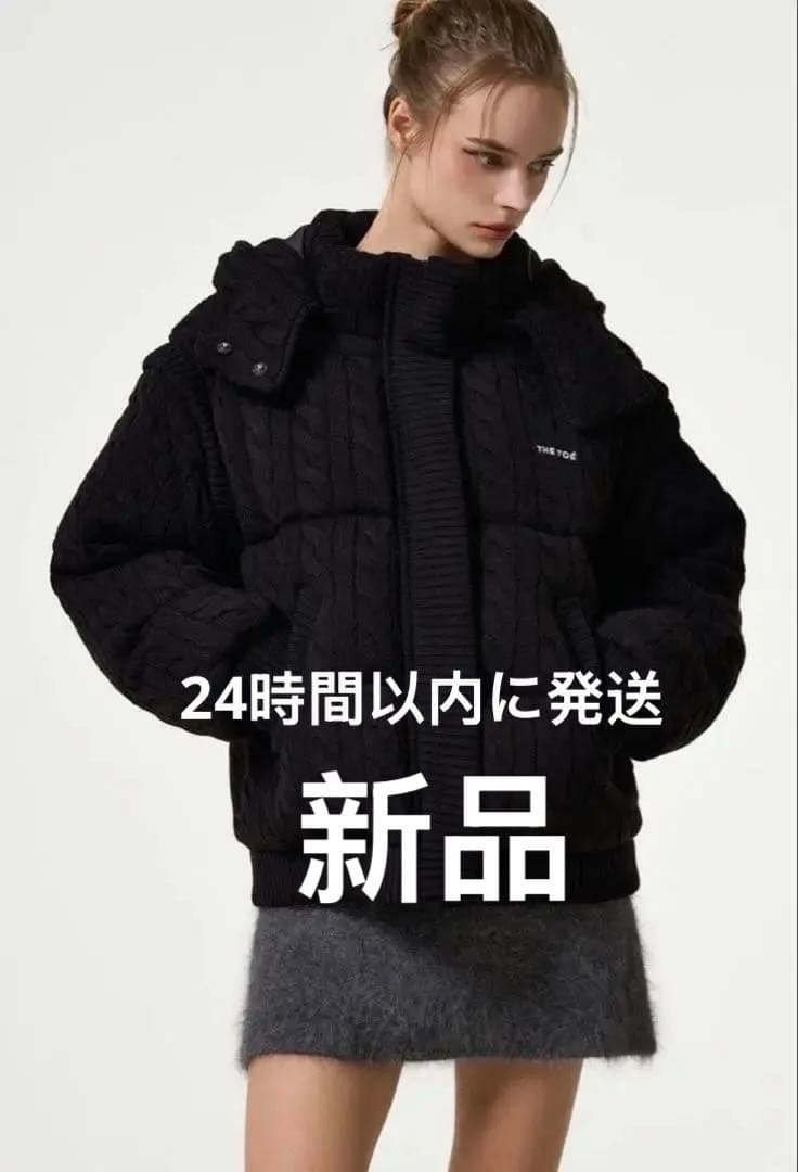 thetoe SHARD KNIT DOWN black - メルカリ