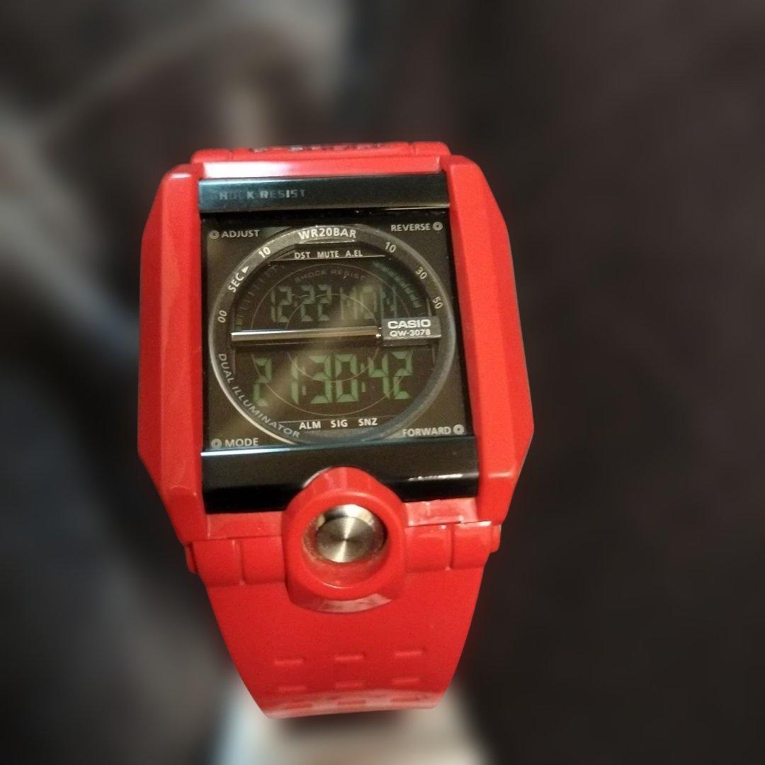 【廃盤レア】CASIO G-SHOCK G-8100-4JF　レッド　美品 セール限定 G-SHOCK G-8100-4JF レッド Gショック スクエア - メルカリ