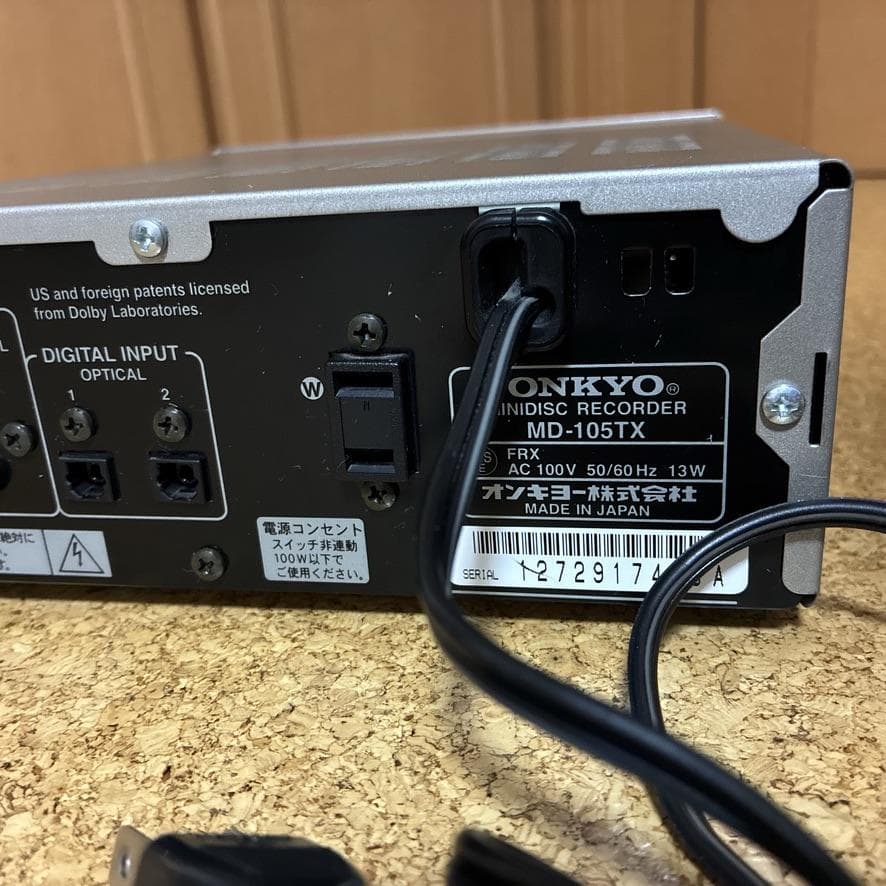 MD再生OK】ONKYO MD-105TX MDプレーヤー - メルカリ