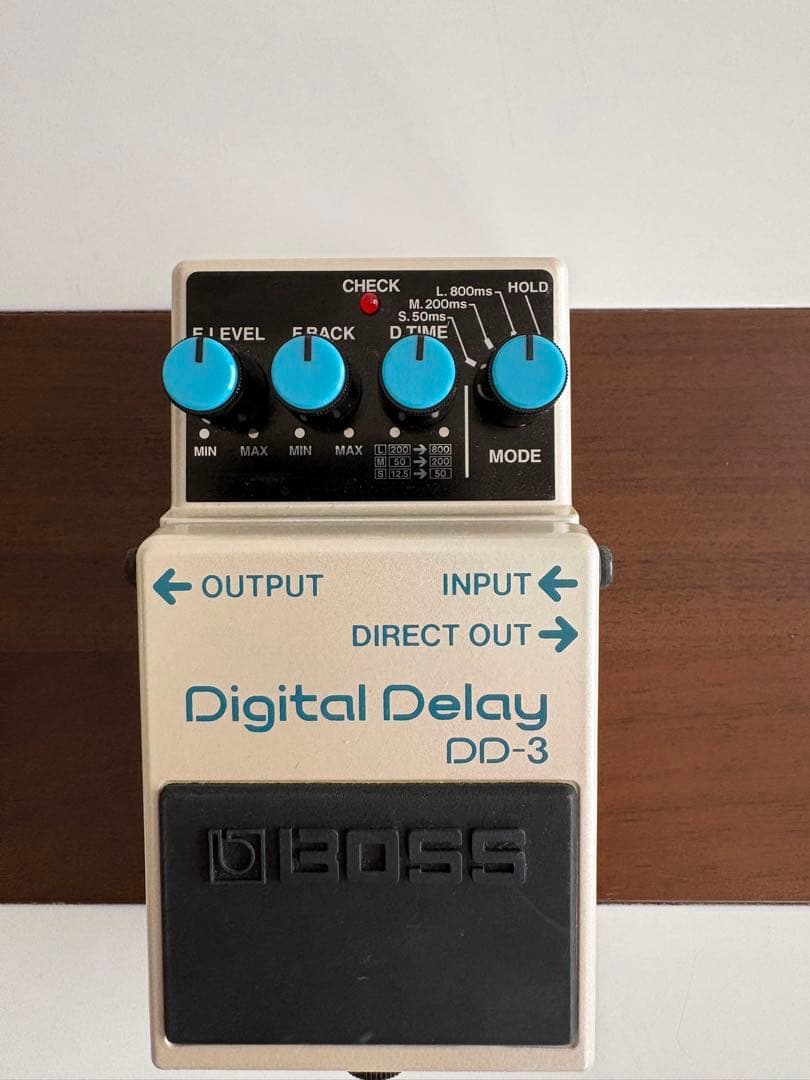 BOSS DD-3 現行品 Boss DD-3 Delay Guitar Pedal Blue Label - Made in Taiwan (1994) [USED]
