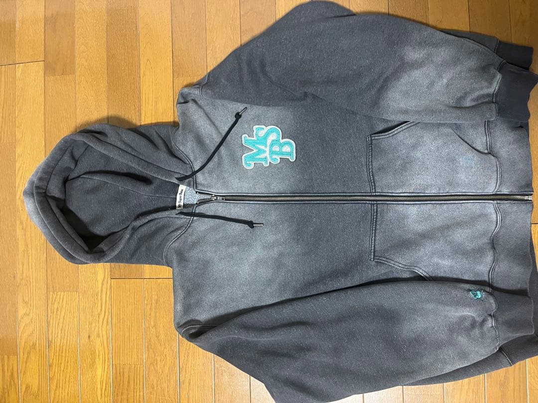 MSBフード付きジップパーカ MSB logo embroidery zip hoodie – YZ